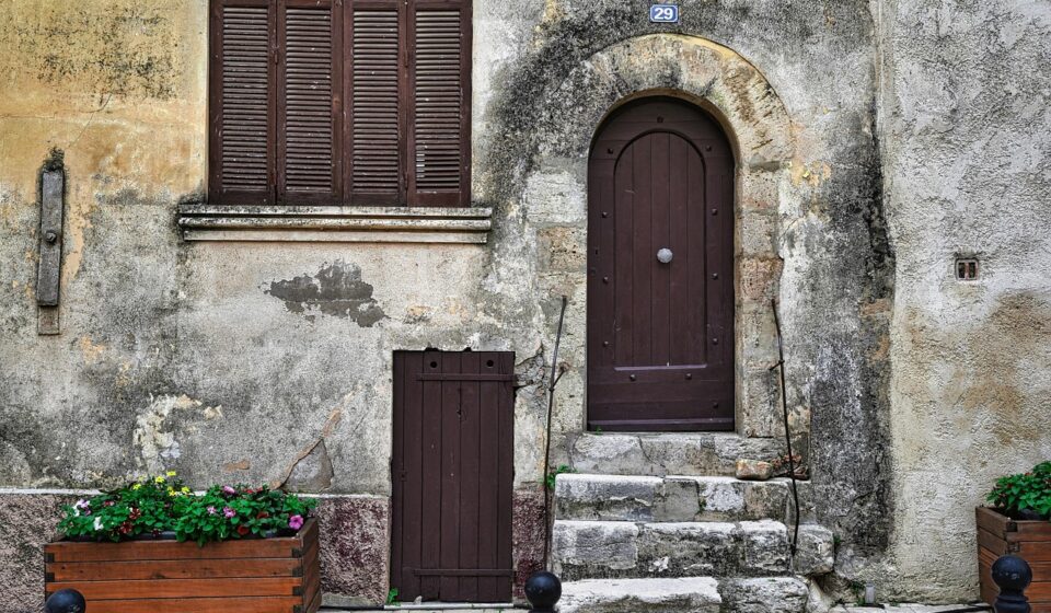 door, stairs, window, facade, shutters, house, entry, wall, door, house, house, house, house, house