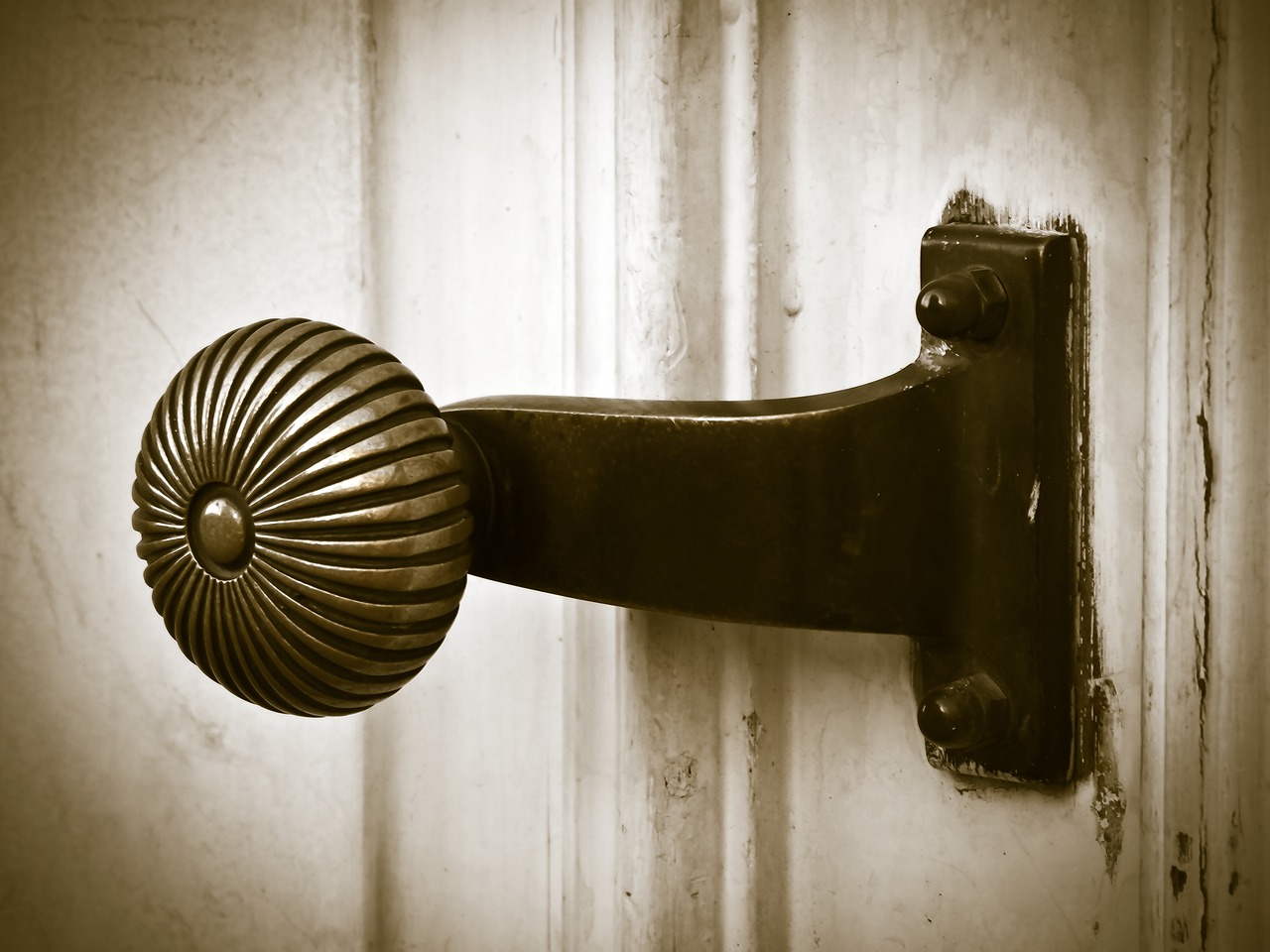 door handle, old, metal, antique, door knob, entrance, doorknob, old door