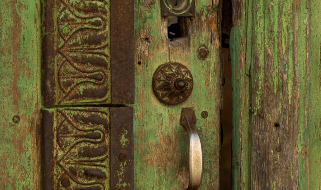 door, lock, wooden door, entry, door, door, door, door, door