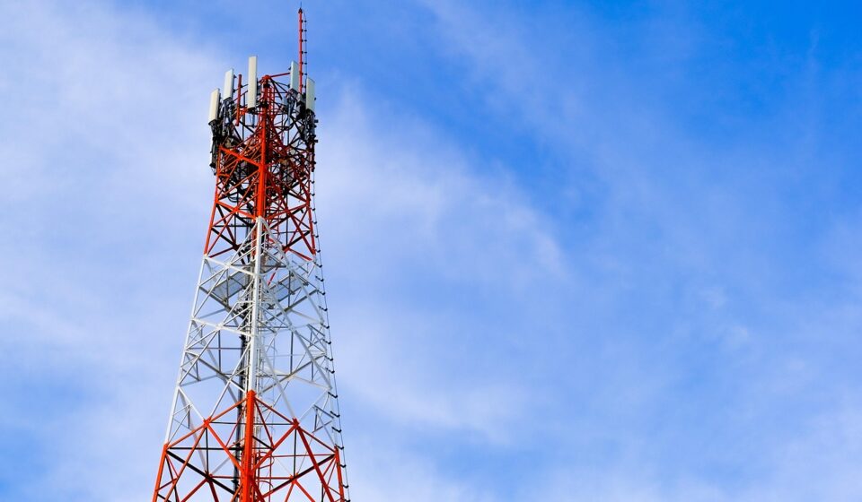 telecommunications tower, radio mast, antenna, cell site, cell tower, mobile tower, nature, tower, structure, sky, clouds