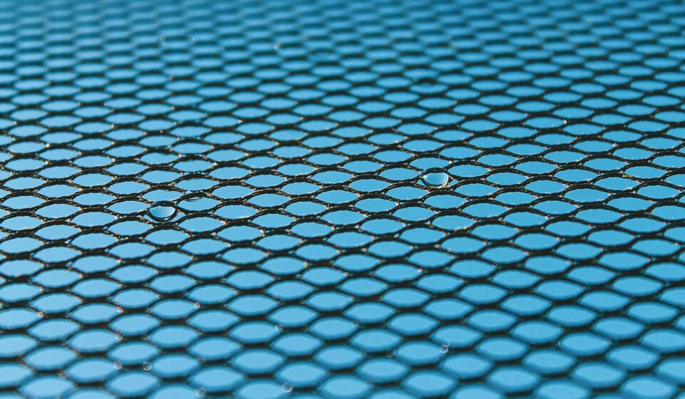 pattern, texture, blue, water drops, drops, grid, geometric, perspective
