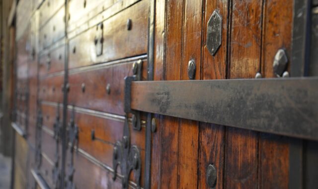 door, wood, house, entrance, doorway, lock, wooden, brown door