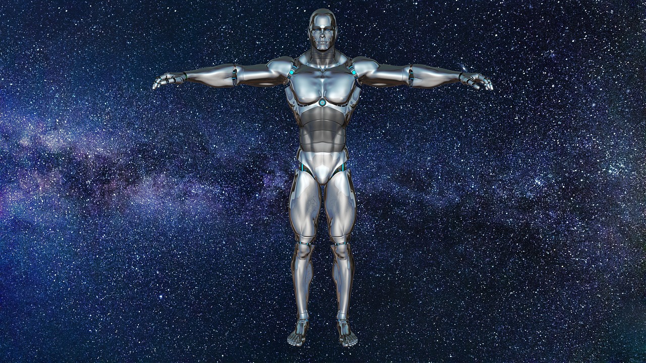 man, front, robot, cyborg, android robotics future, blue, silver, sci-fi, future, robotics, android, blue robot, blue future, robot, robot, robot, cyborg, cyborg, cyborg, cyborg, cyborg